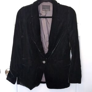 BANANA REPUBLIC Black Blazer in Women's size 4 Petite (4P)